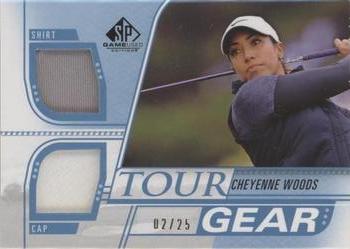 2021 SP Game Used - Tour Gear Blue #TG-CW Cheyenne Woods Front