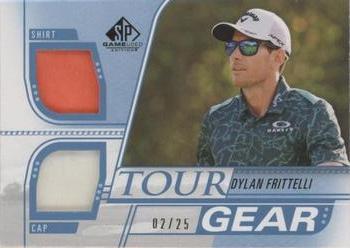 2021 SP Game Used - Tour Gear Blue #TG-DF Dylan Frittelli Front