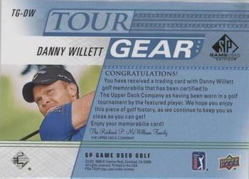 2021 SP Game Used - Tour Gear Blue #TG-DW Danny Willett Back