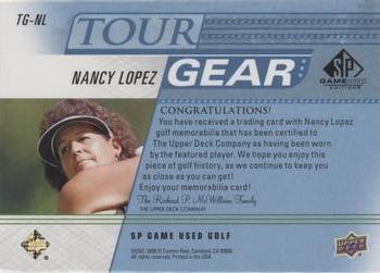 2021 SP Game Used - Tour Gear Blue #TG-NL Nancy Lopez Back