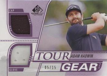 2021 SP Game Used - Tour Gear Purple #TG-AH Adam Hadwin Front