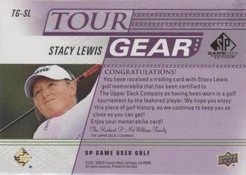 2021 SP Game Used - Tour Gear Purple #TG-SL Stacy Lewis Back