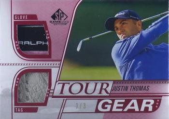 2021 SP Game Used - Tour Gear Red #TG-JT Justin Thomas Front