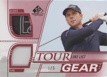 2021 SP Game Used - Tour Gear Red #TG-LL Luke List Front