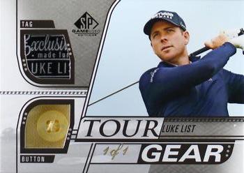 2021 SP Game Used - Tour Gear Black #TG-LL Luke List Front