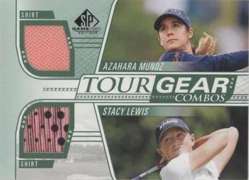 2021 SP Game Used - Tour Gear Combos Green #TG2-AS Azahara Munoz / Stacy Lewis Front