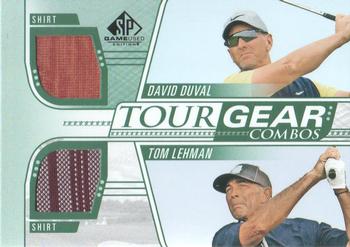 2021 SP Game Used - Tour Gear Combos Green #TG2-LD David Duval / Tom Lehman Front