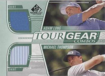 2021 SP Game Used - Tour Gear Combos Green #TG2-LT Adam Long / Michael Thompson Front