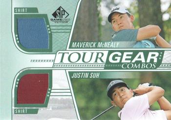 2021 SP Game Used - Tour Gear Combos Green #TG2-SM Maverick McNealy / Justin Suh Front