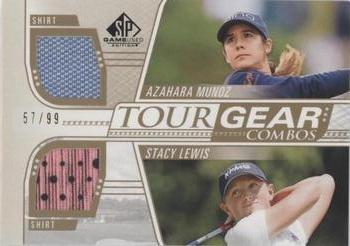 2021 SP Game Used - Tour Gear Combos Gold #TG2-AS Azahara Munoz / Stacy Lewis Front