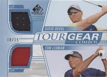 2021 SP Game Used - Tour Gear Combos Blue #TG2-LD David Duval / Tom Lehman Front