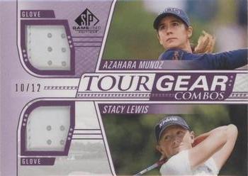 2021 SP Game Used - Tour Gear Combos Purple #TG2-AS Azahara Munoz / Stacy Lewis Front