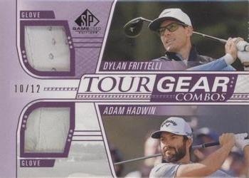 2021 SP Game Used - Tour Gear Combos Purple #TG2-FH Dylan Frittelli / Adam Hadwin Front