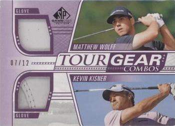 2021 SP Game Used - Tour Gear Combos Purple #TG2-KW Matthew Wolff / Kevin Kisner Front
