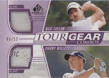 2021 SP Game Used - Tour Gear Combos Purple #TG2-WT Nick Taylor / Danny Willett Front