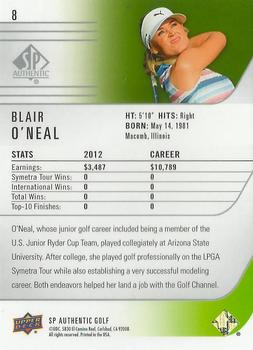 2021 SP Authentic #8 Blair O'Neal Back