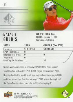2021 SP Authentic #11 Natalie Gulbis Back