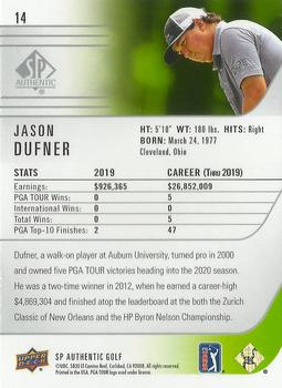 2021 SP Authentic #14 Jason Dufner Back