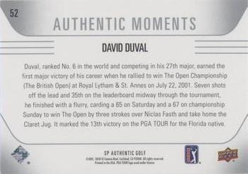 2021 SP Authentic #52 David Duval Back