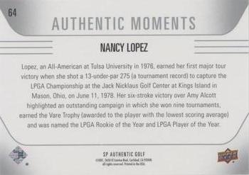 2021 SP Authentic #64 Nancy Lopez Back