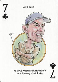2005 Hero Decks Golf Heroes Playing Cards #7♣ Mike Weir Front