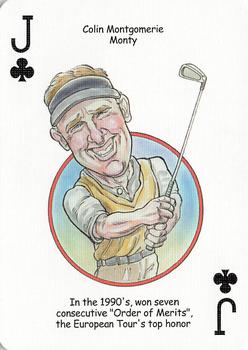 2005 Hero Decks Golf Heroes Playing Cards #J♣ Colin Montgomerie Front
