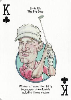 2005 Hero Decks Golf Heroes Playing Cards #K♣ Ernie Els Front
