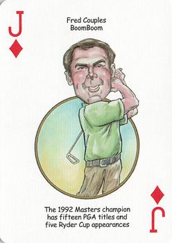 2005 Hero Decks Golf Heroes Playing Cards #J♦ Fred Couples Front