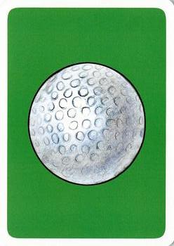 2005 Hero Decks Golf Heroes Playing Cards #2♥ José María Olazábal Back