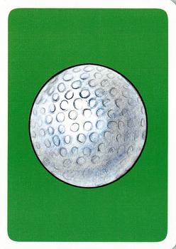 2005 Hero Decks Golf Heroes Playing Cards #6♥ Johnny Miller Back