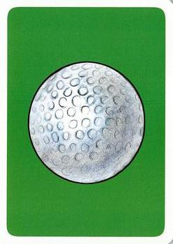2005 Hero Decks Golf Heroes Playing Cards #10♥ Nick Faldo Back
