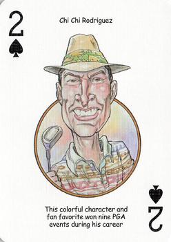 2005 Hero Decks Golf Heroes Playing Cards #2♠ Chi Chi Rodriguez Front