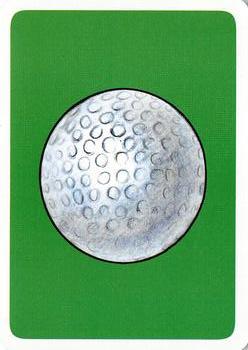 2005 Hero Decks Golf Heroes Playing Cards #3♠ Francis Ouimet Back
