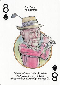 2005 Hero Decks Golf Heroes Playing Cards #8♠ Sam Snead Front