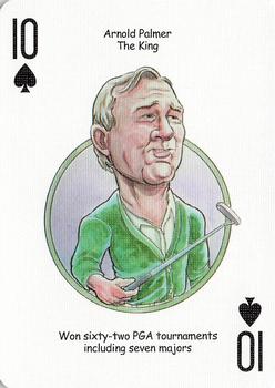 2005 Hero Decks Golf Heroes Playing Cards #10♠ Arnold Palmer Front