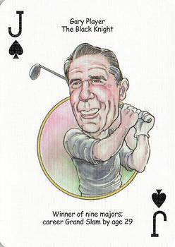 2005 Hero Decks Golf Heroes Playing Cards #J♠ Gary Player Front