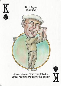 2005 Hero Decks Golf Heroes Playing Cards #K♠ Ben Hogan Front
