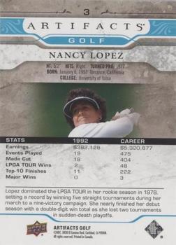 2021 Upper Deck Artifacts - Blue #3 Nancy Lopez Back