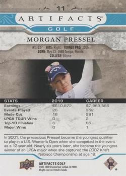 2021 Upper Deck Artifacts - Blue #11 Morgan Pressel Back
