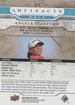2021 Upper Deck Artifacts - Blue #31 Angela Stanford Back