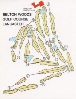 1993 C. Britton Publishing Golf Courses of the British Isles #5 Belton Woods (Lancaster Course), Lincolnshire Front