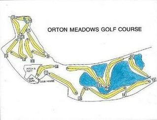 1993 C. Britton Publishing Golf Courses of the British Isles #7 Orton Meadows Golf Club, Cambridgeshire Front