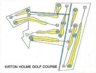 1993 C. Britton Publishing Golf Courses of the British Isles #11 Kirton Holme Golf Course, Lincolnshire Front