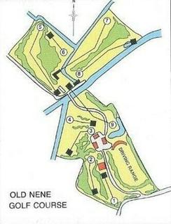 1993 C. Britton Publishing Golf Courses of the British Isles #13 Old Nene Golf & Country Club, Cambridgeshire Front