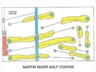 1993 C. Britton Publishing Golf Courses of the British Isles #15 Martin Moore Golf Club, Lincolnshire Front