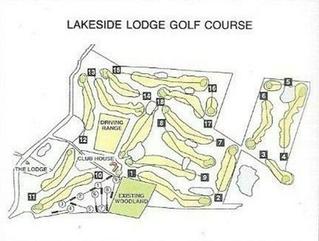 1993 C. Britton Publishing Golf Courses of the British Isles #18 Lakeside Lodge Golf Club, Cambridgeshire Front
