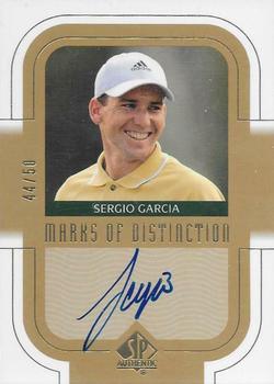 2003 SP Authentic - Marks of Distinction #MD-SG Sergio Garcia Front