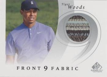 2021 SP Game Used - 2002 Retro Front 9 Fabrics Achievements #RF9-TW Tiger Woods Front