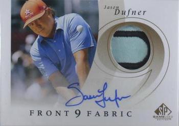 2021 SP Game Used - 2002 Retro Front 9 Signature Fabrics Achievements #RF9-JD Jason Dufner Front