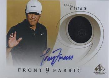 2021 SP Game Used - 2002 Retro Front 9 Signature Fabrics Achievements #RF9-TF Tony Finau Front